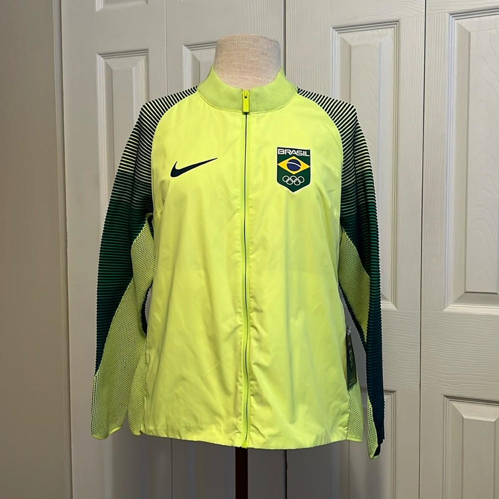 Nike NikeLab Team Brazil Rio Olympics 2016 Dynamic Reveal Jacket Size Medium